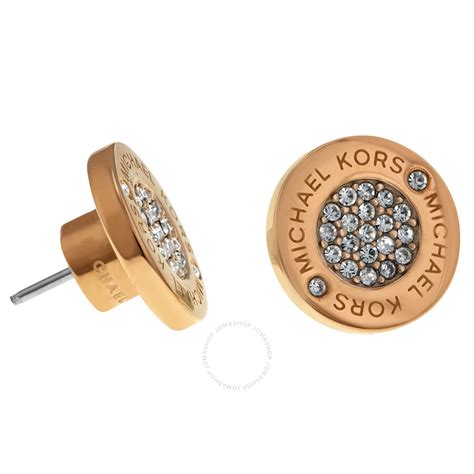 michael kors ohrstecker rose|michael kors earrings for women.